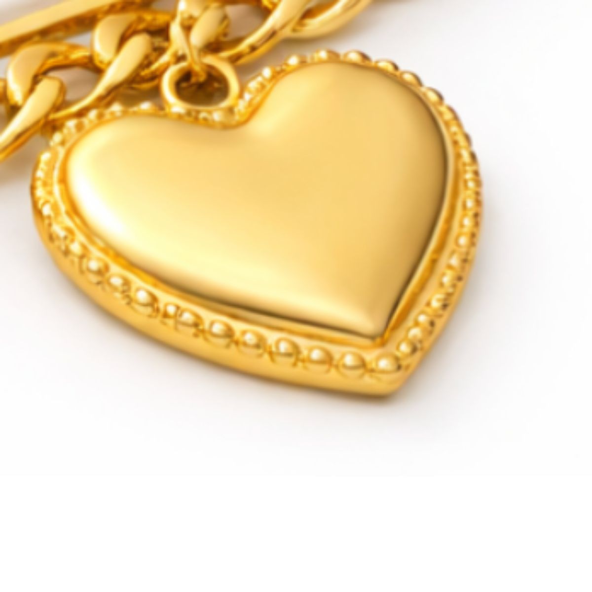 Layered Heart Charm Bracelet