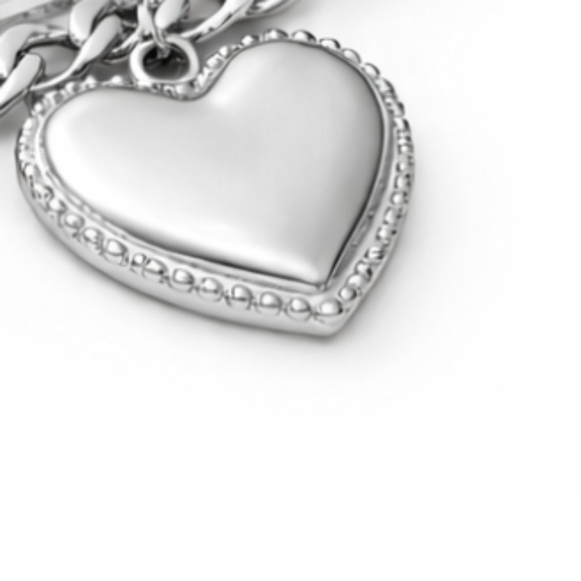 Layered Heart Charm Bracelet