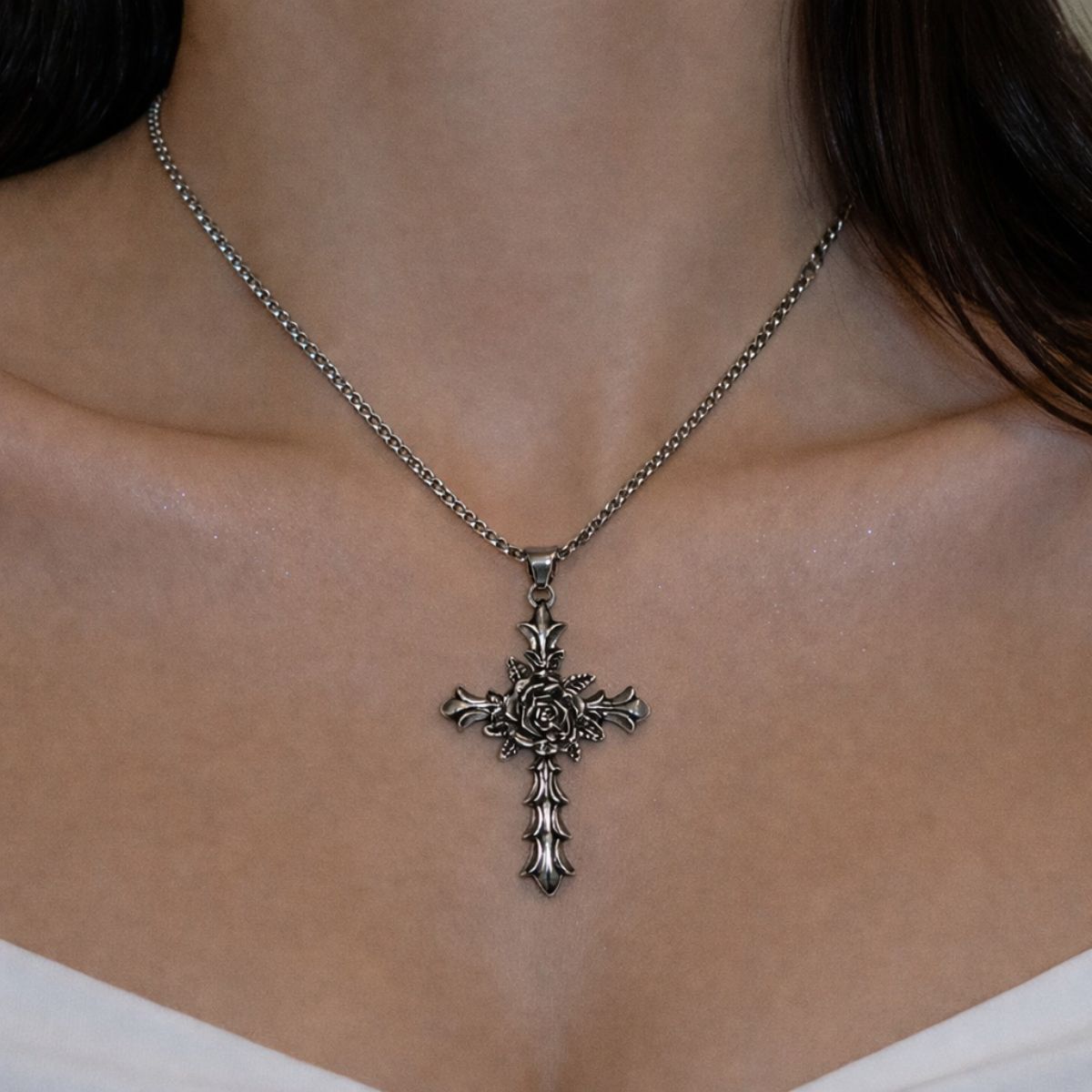 Silver Twisted Chain Necklace