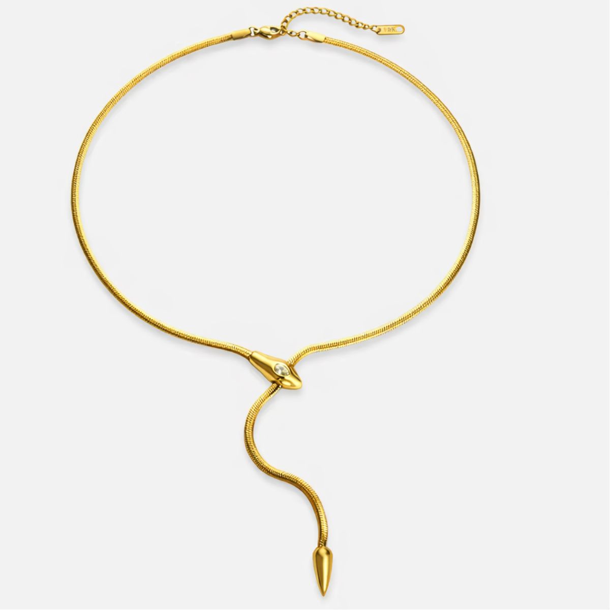 Snake Drop Necklace