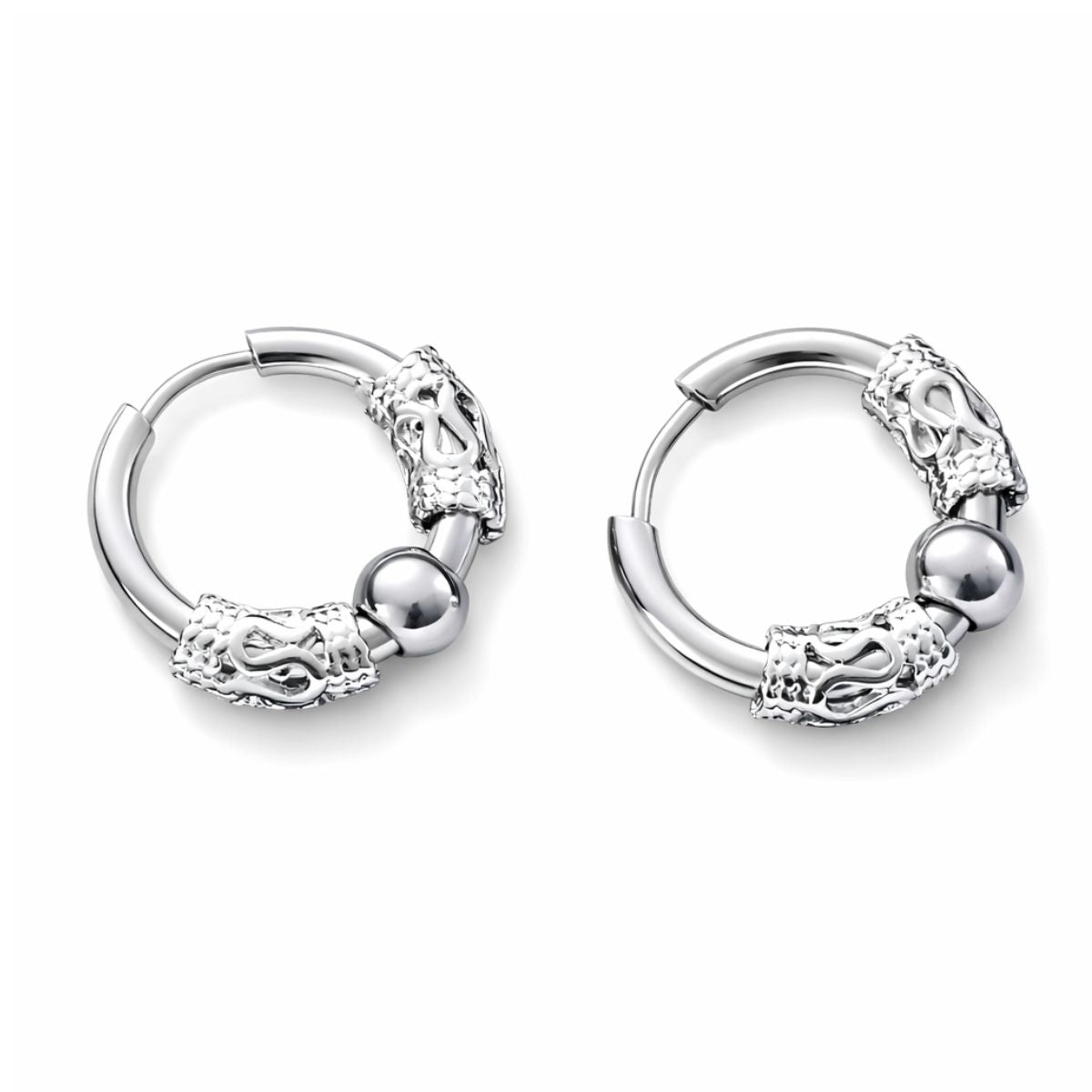 Wrapped Huggie Hoop Earrings