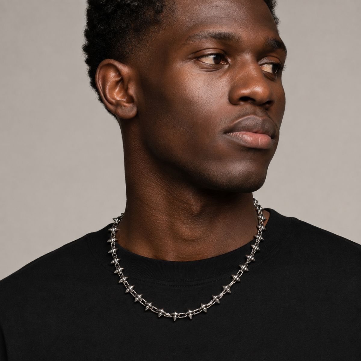 Spike Link Necklace