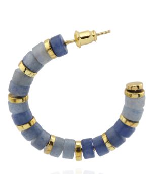 Andie Small Gemstone Hoop
