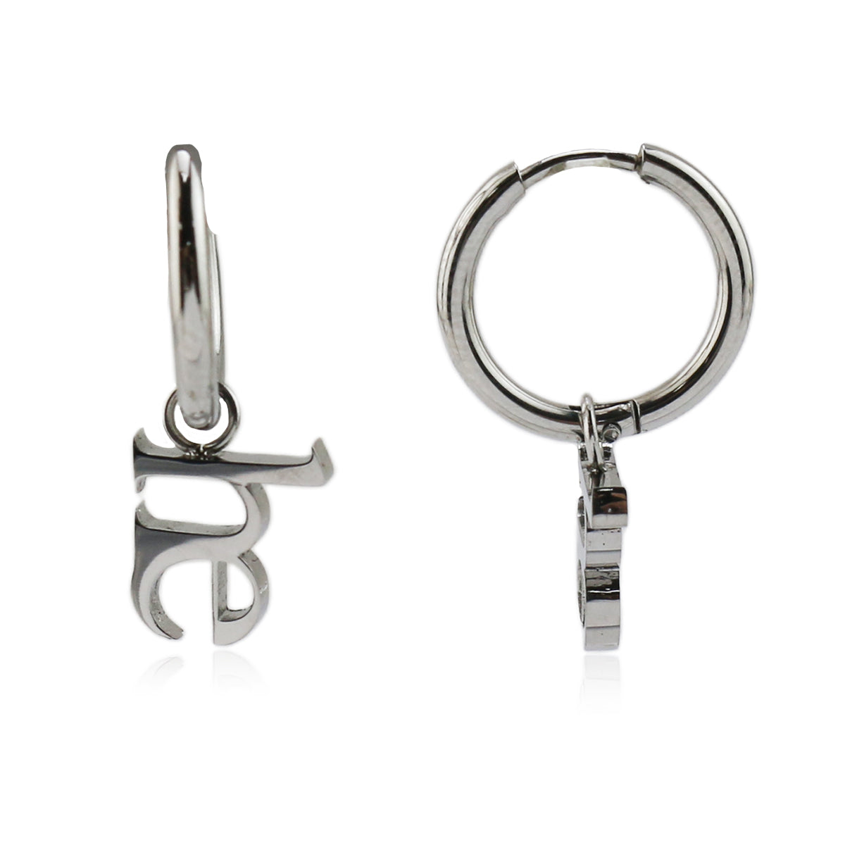 Pronouns Earrings in Stainless Steel