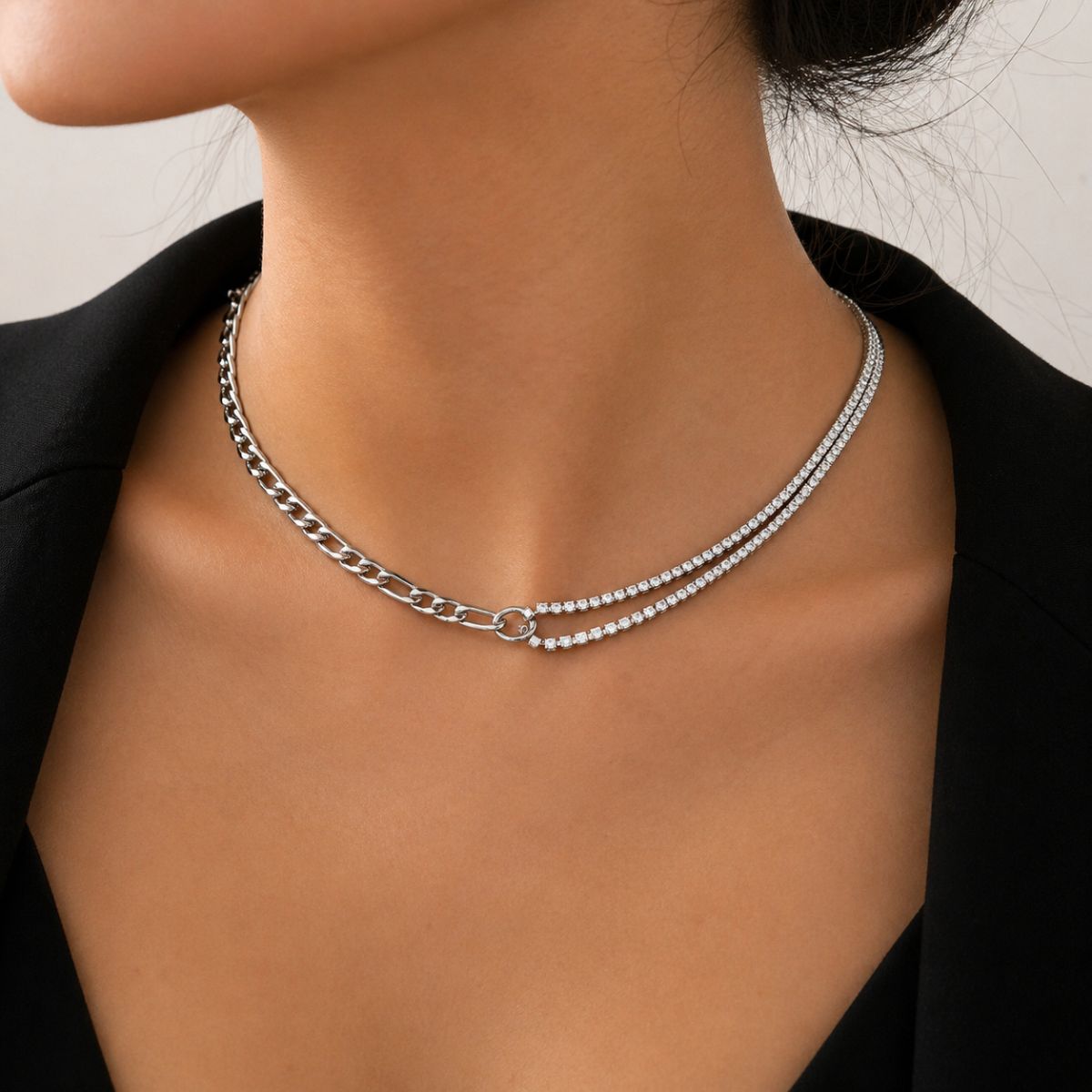 Dual Spark Necklace