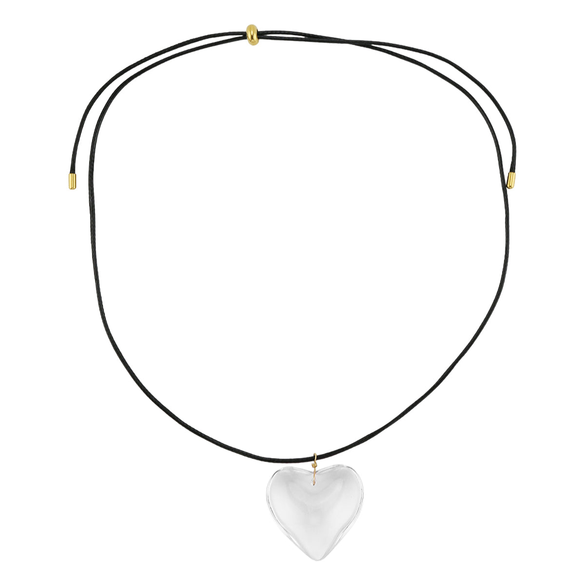 Glass Heart Necklace