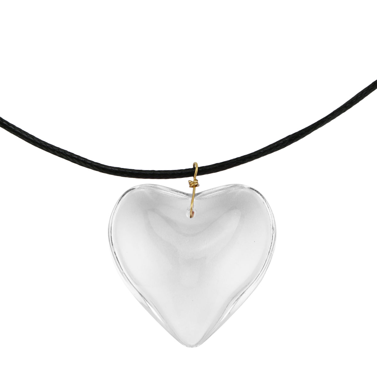 Glass Heart Necklace
