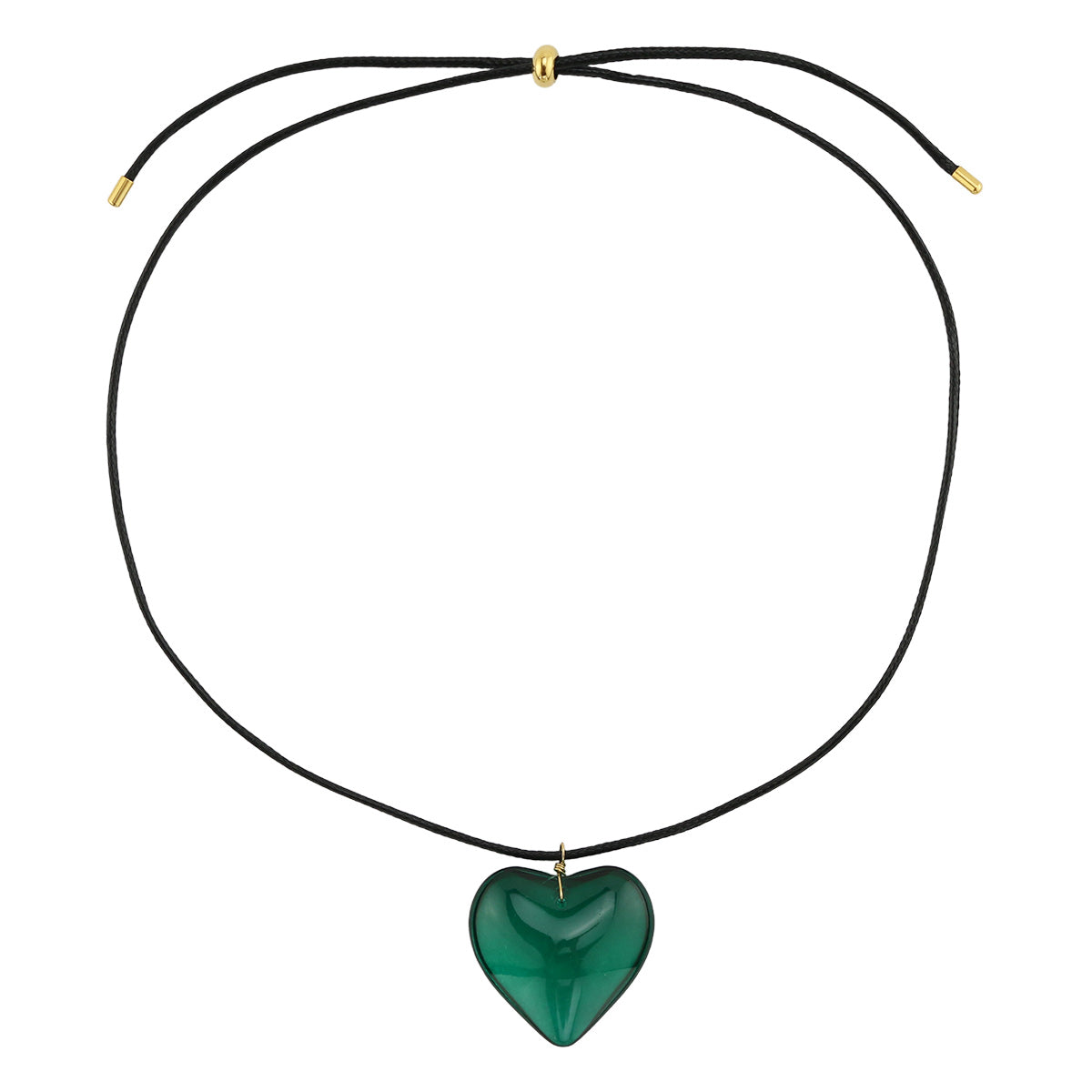 Glass Heart Necklace