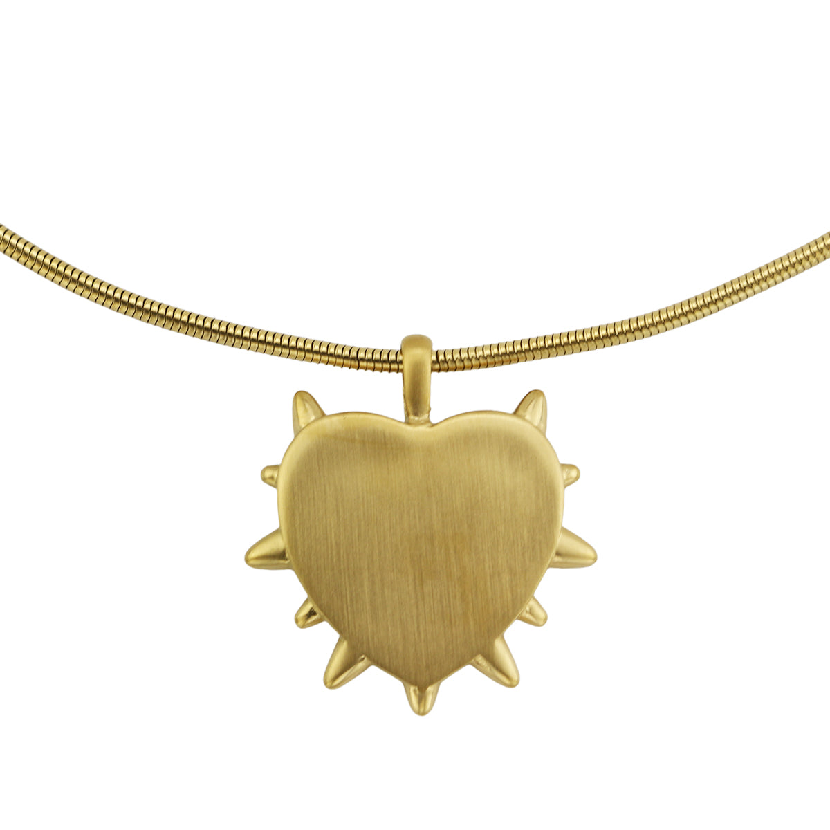 Spiked Heart Necklace