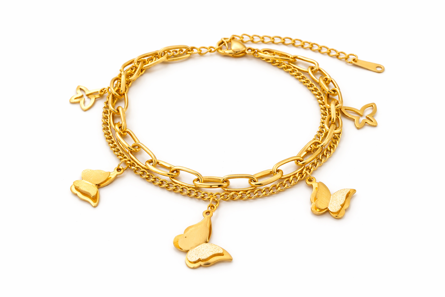 Butterfly Charm Bracelet