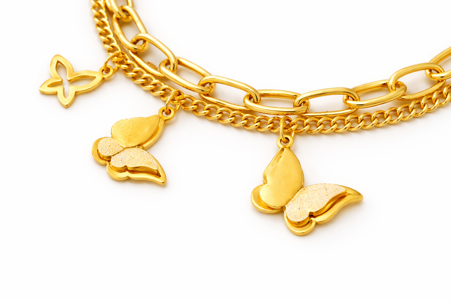 Butterfly Charm Bracelet