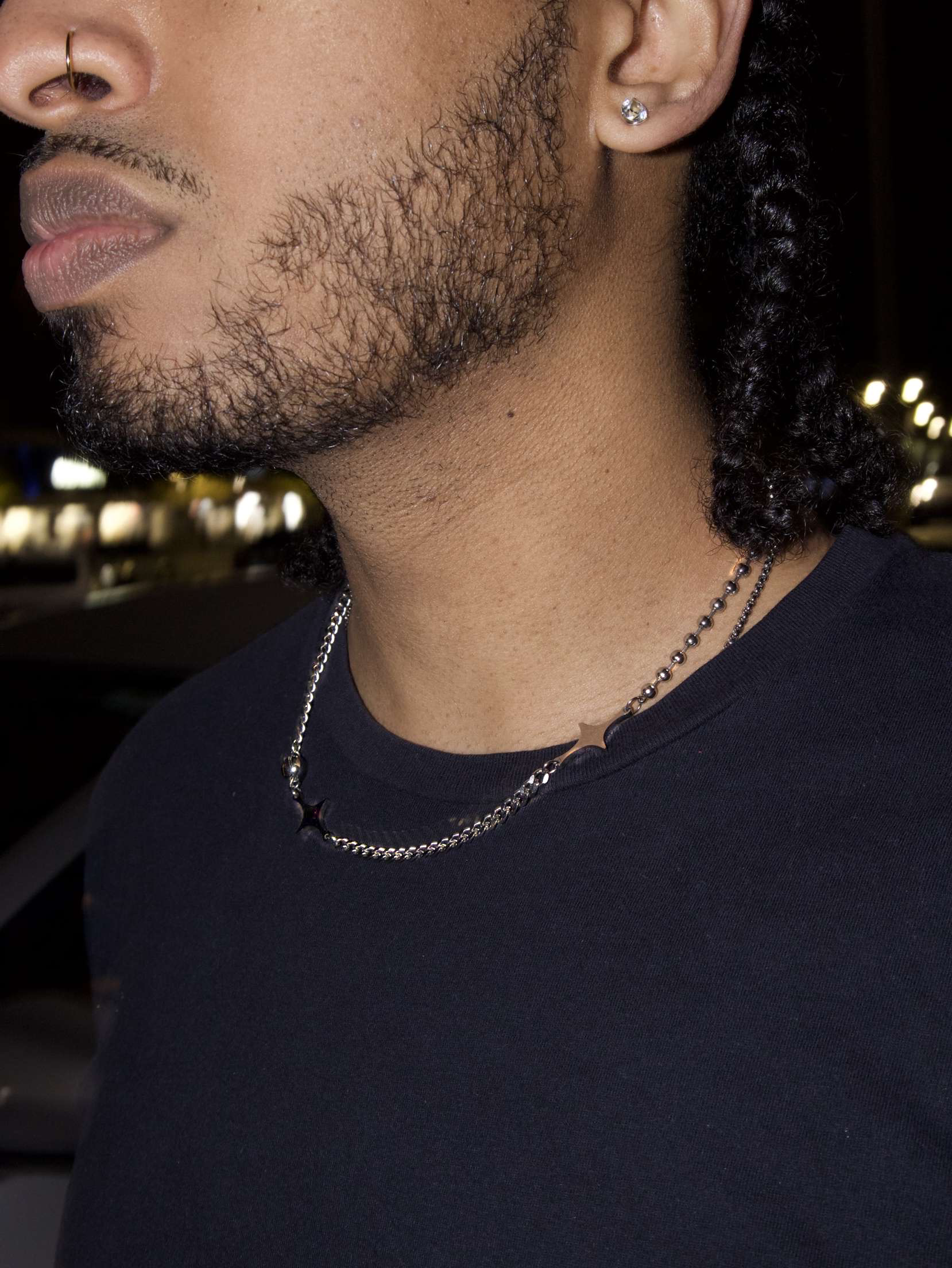 Embellished Star Stainless Steel Chain