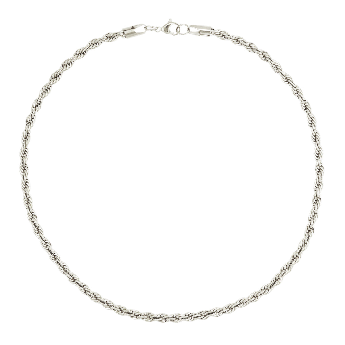 Stainless Steel Twist Chain Necklace