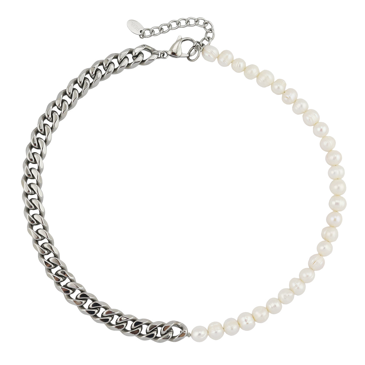 Page Pearl and Chain Necklace