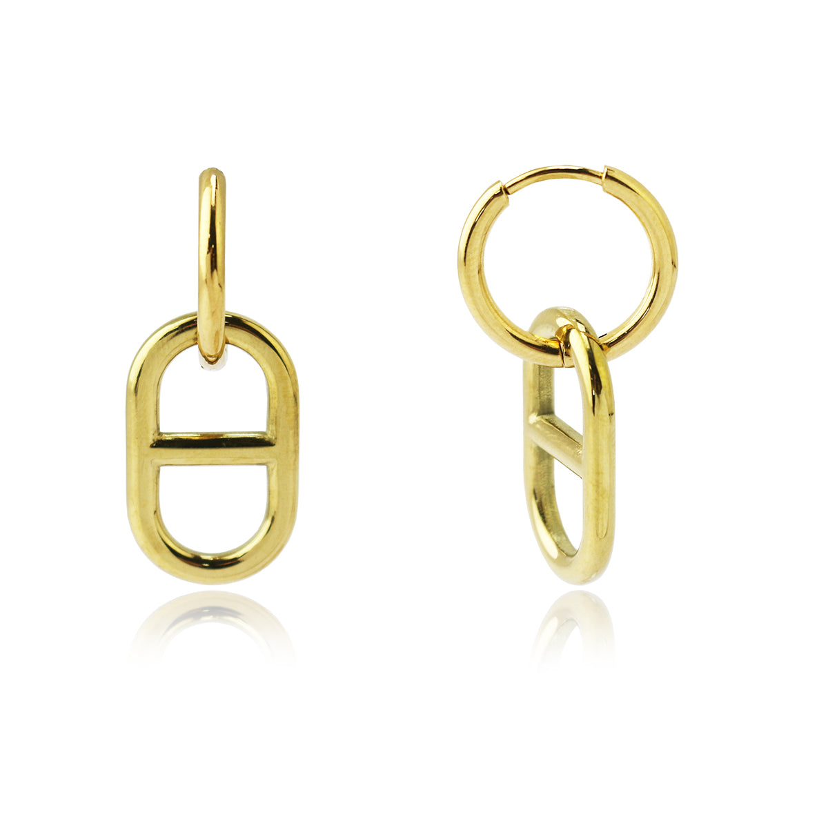 Lee Bottle Cap Drop Earrings