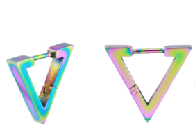 Triangle Earrings Stainless Steel