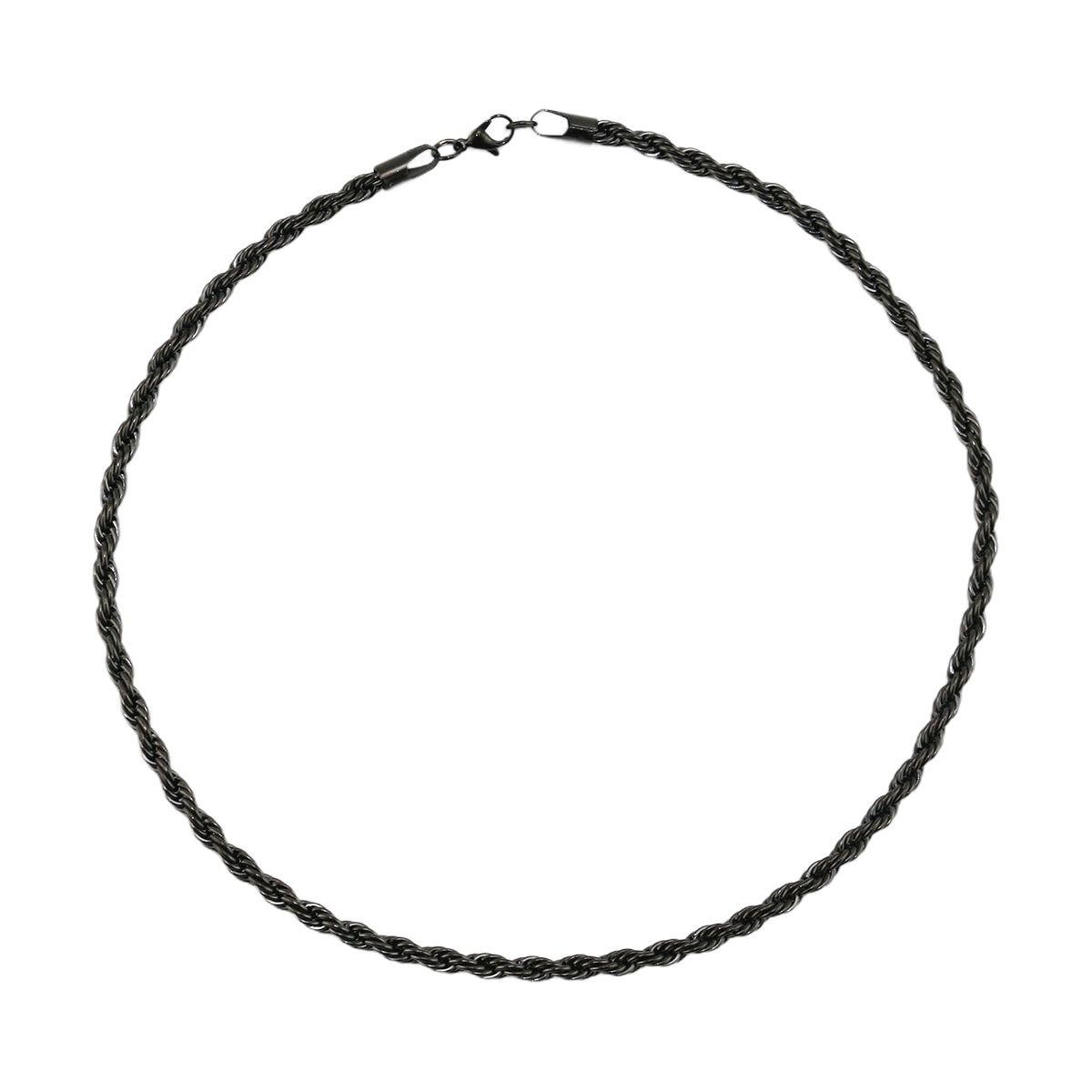 Stainless Steel Twist Chain Necklace