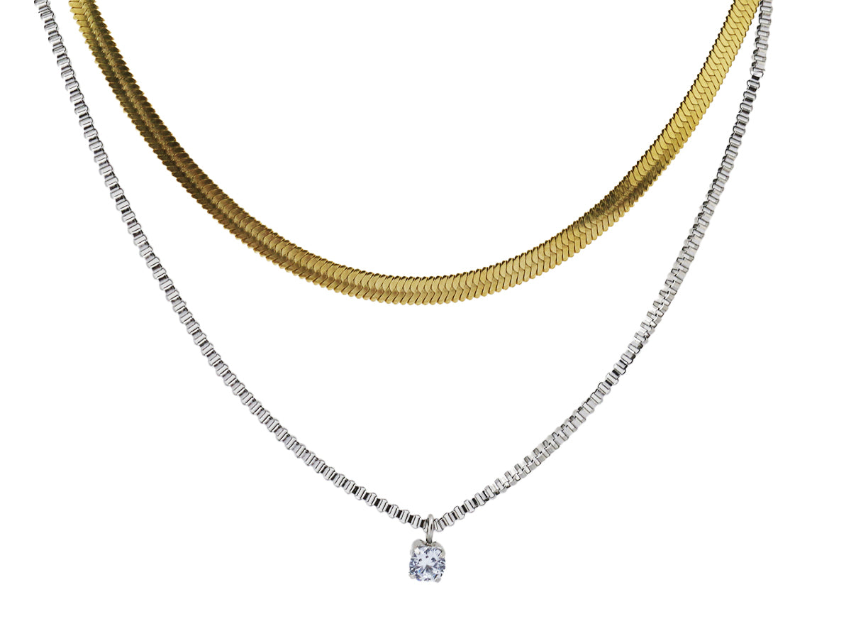 Aire Layered Necklace