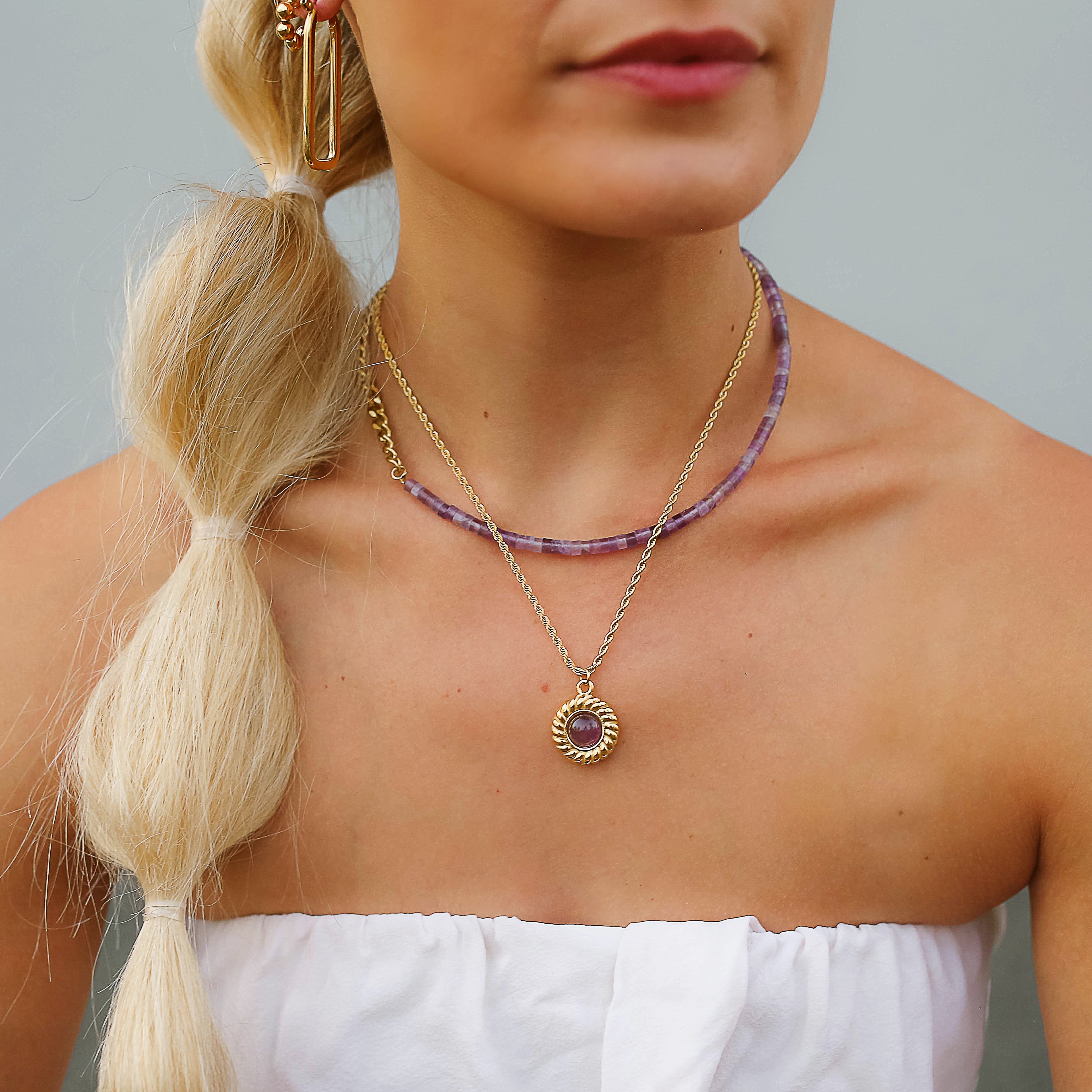 Jules Gemstone Pendant