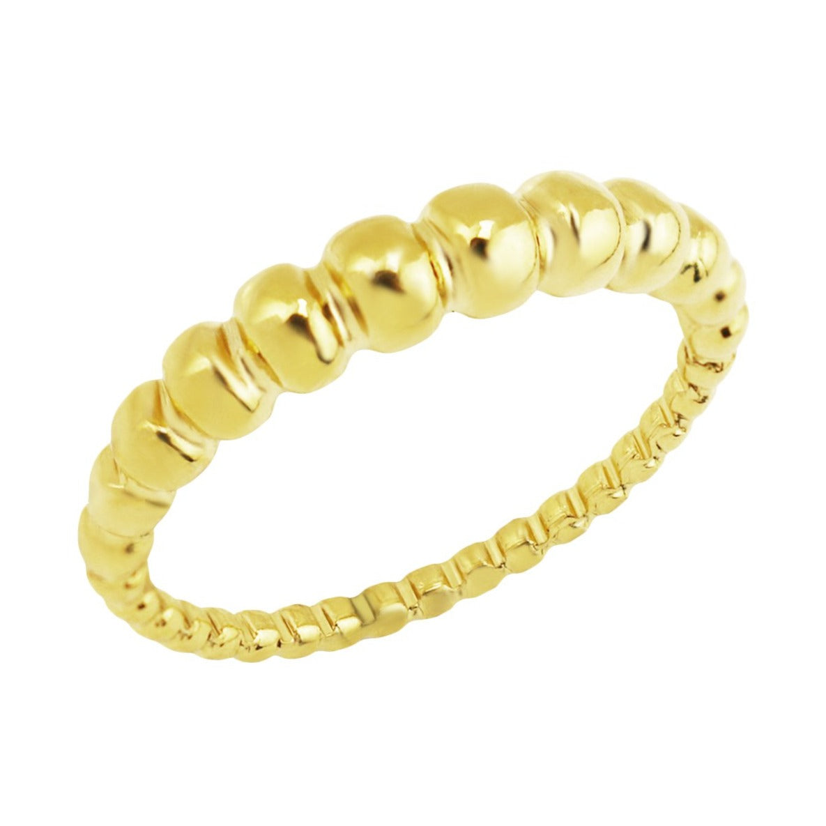 DALLAS Beaded Texture Ring