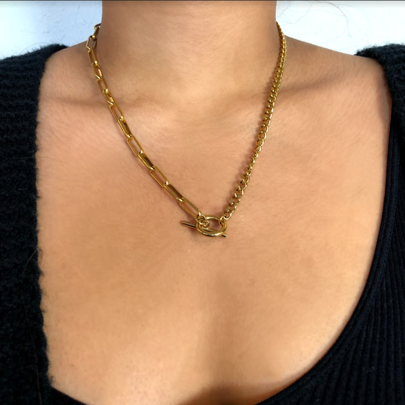 LEDGEND 2-Chain Toggle Necklace