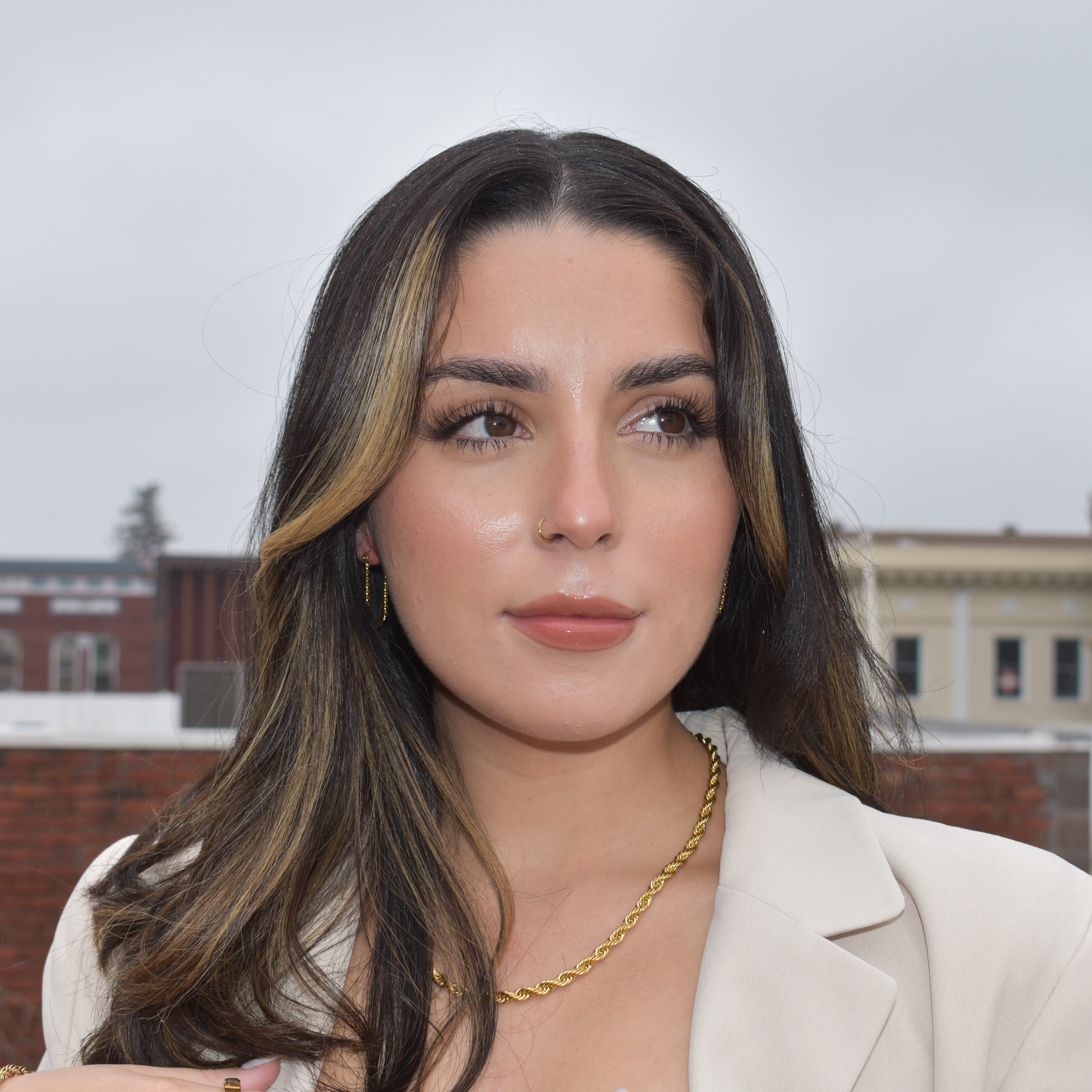 Stainless Steel Twist Chain Necklace