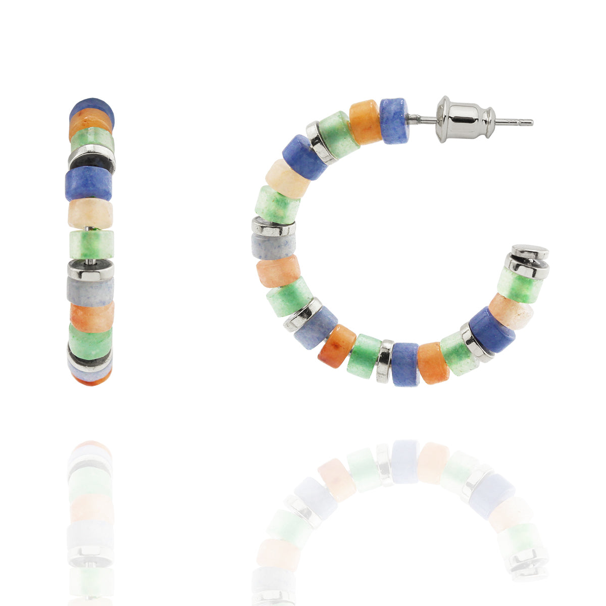 Andie Small Gemstone Hoop