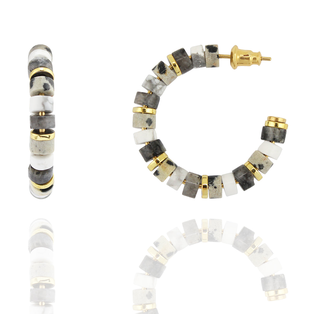 Andie Small Gemstone Hoop