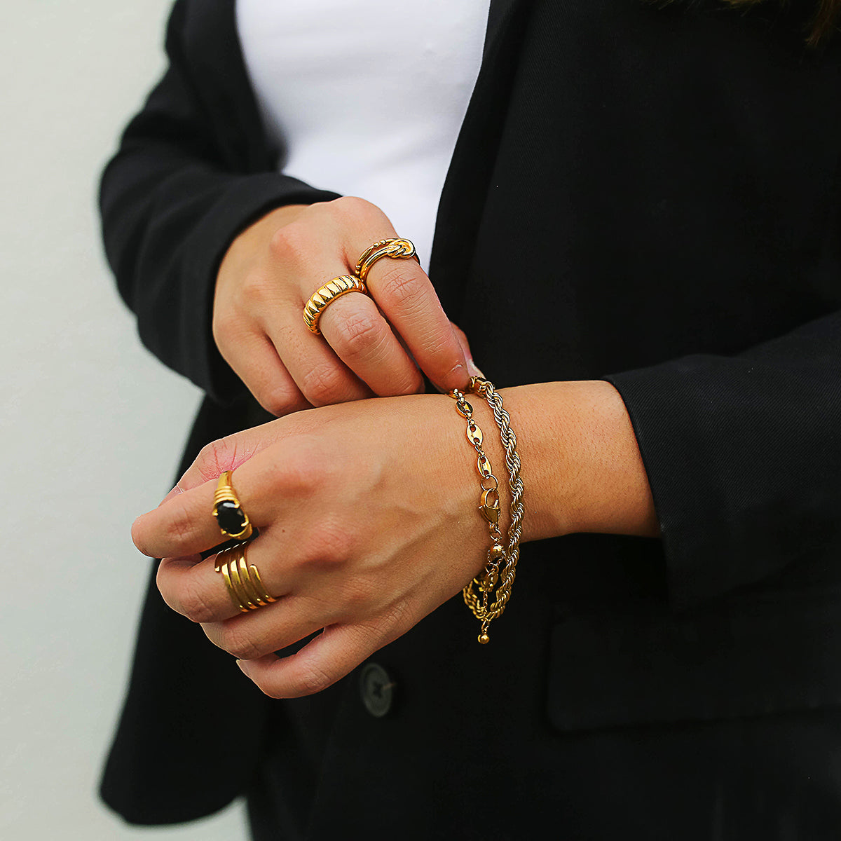 Marine Link Bracelet in Stainless Steel