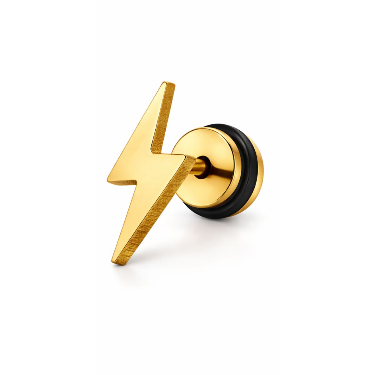 Lightning Bolt Screwback Stud