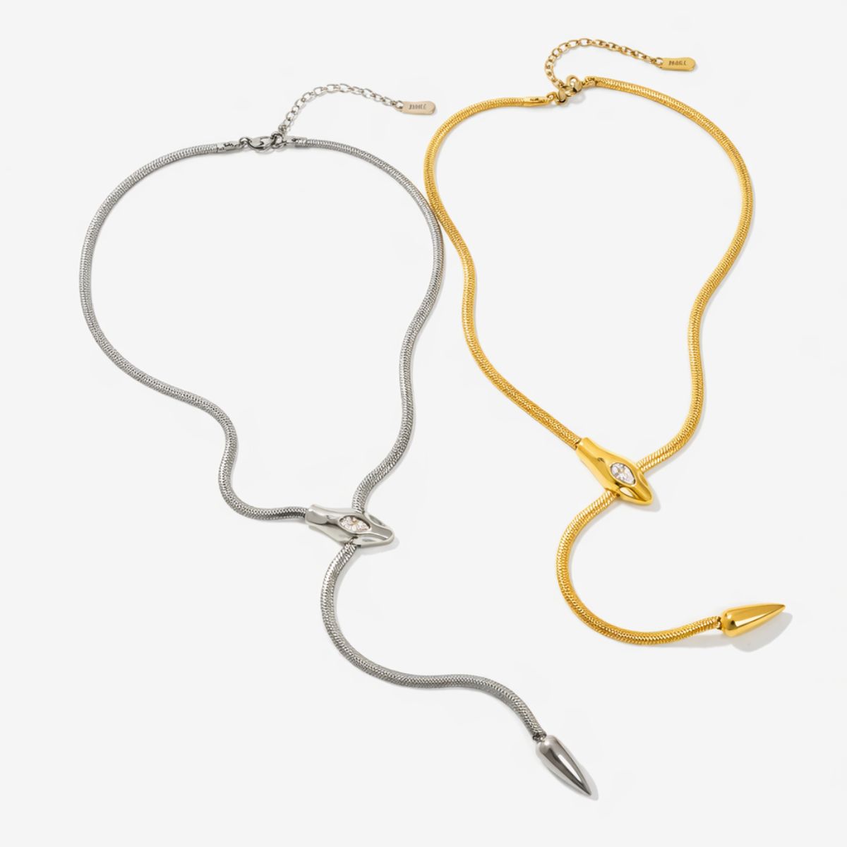 Snake Drop Necklace