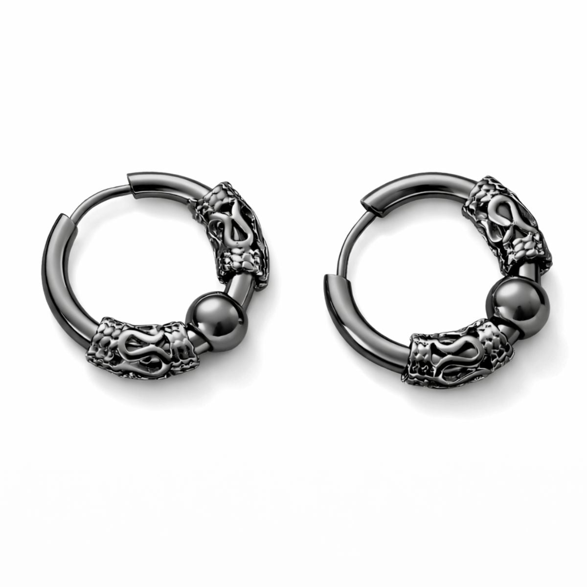 Wrapped Huggie Hoop Earrings