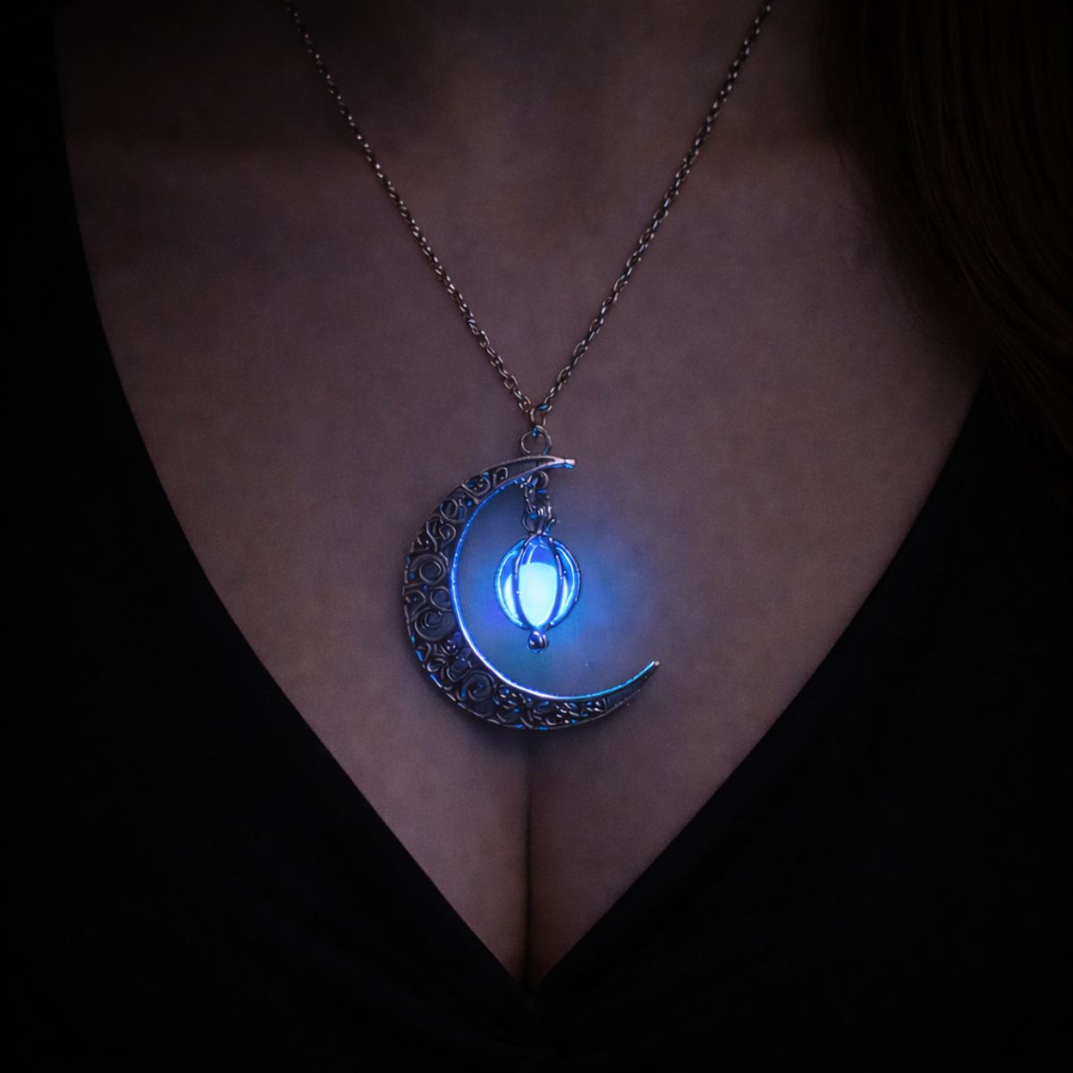 Moon Glow Pendant Necklace