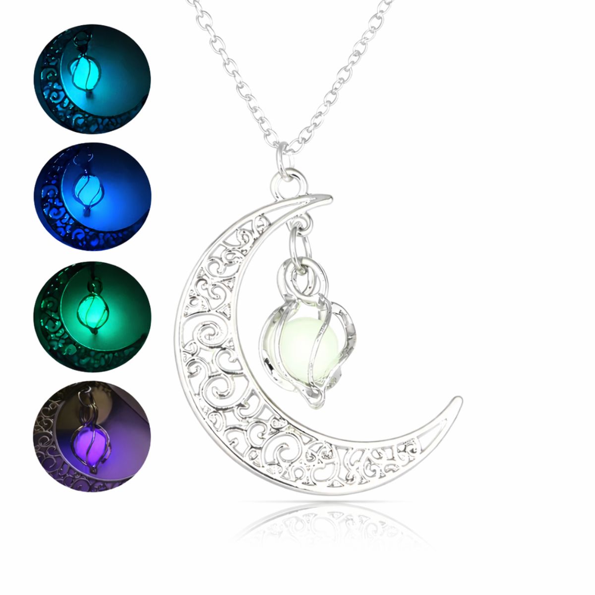 Moon Glow Pendant Necklace