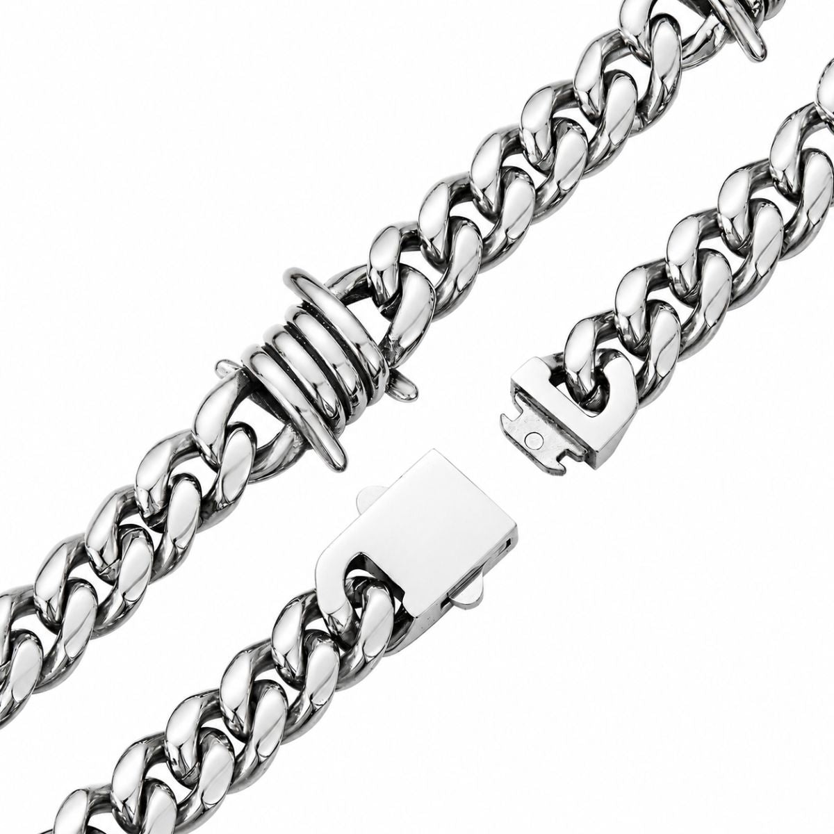 Barbed Wire Chain Necklace