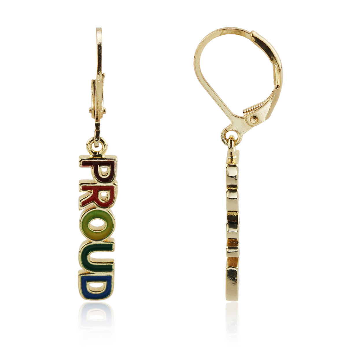 PROUD Dangle Earrings