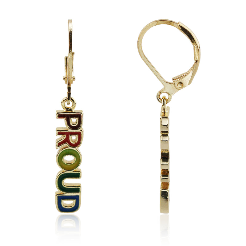 PROUD Dangle Earrings