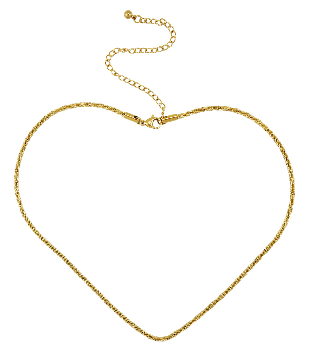 Pen Gold-Plated Stainless Steel Chain Necklace