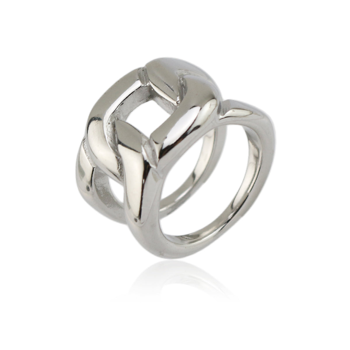 Stainless Steel Heavy Chain-Link Ring