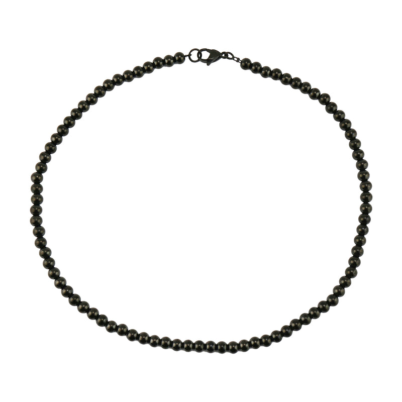 Stainless Steel Beaded Necklace