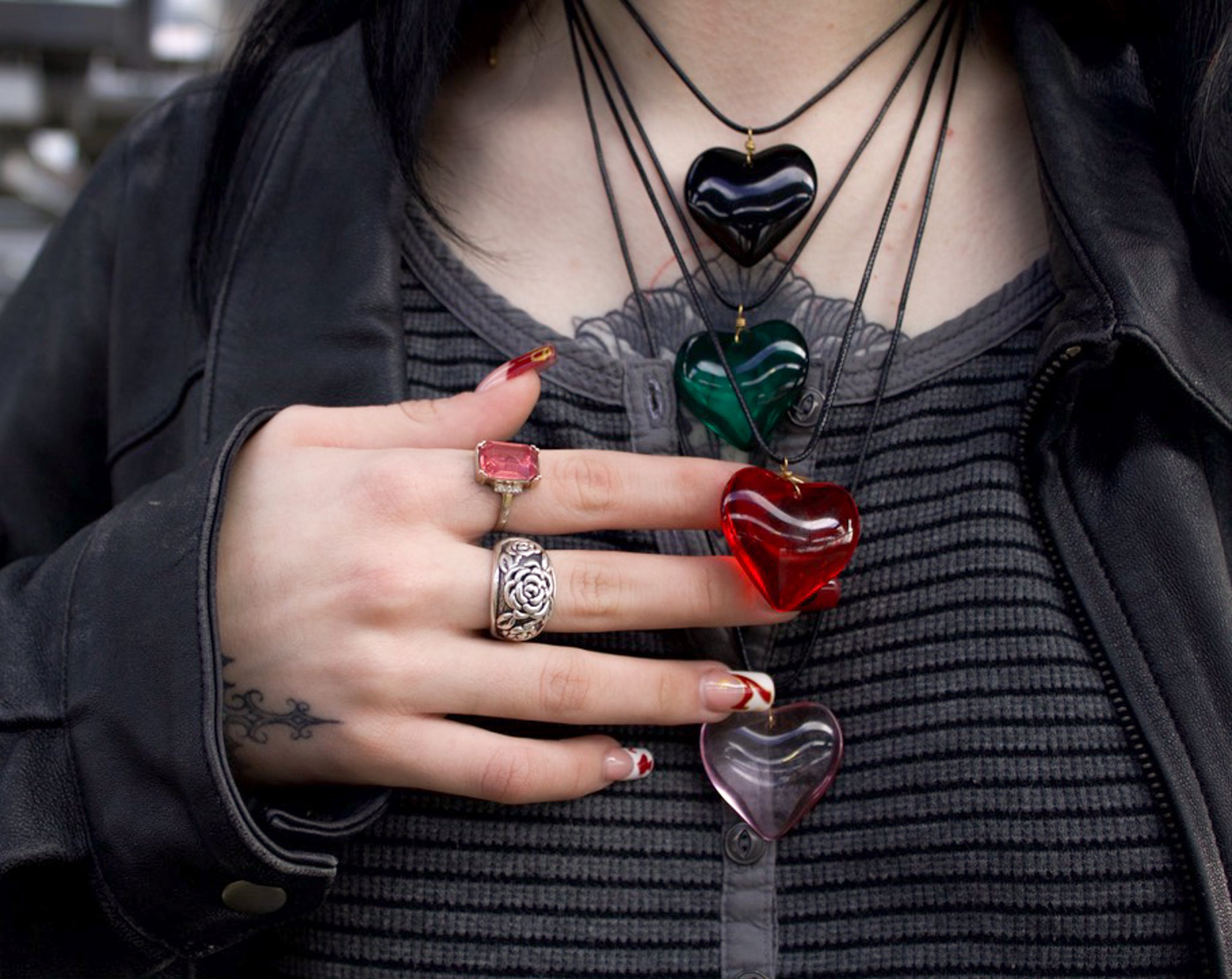 Glass Heart Necklace