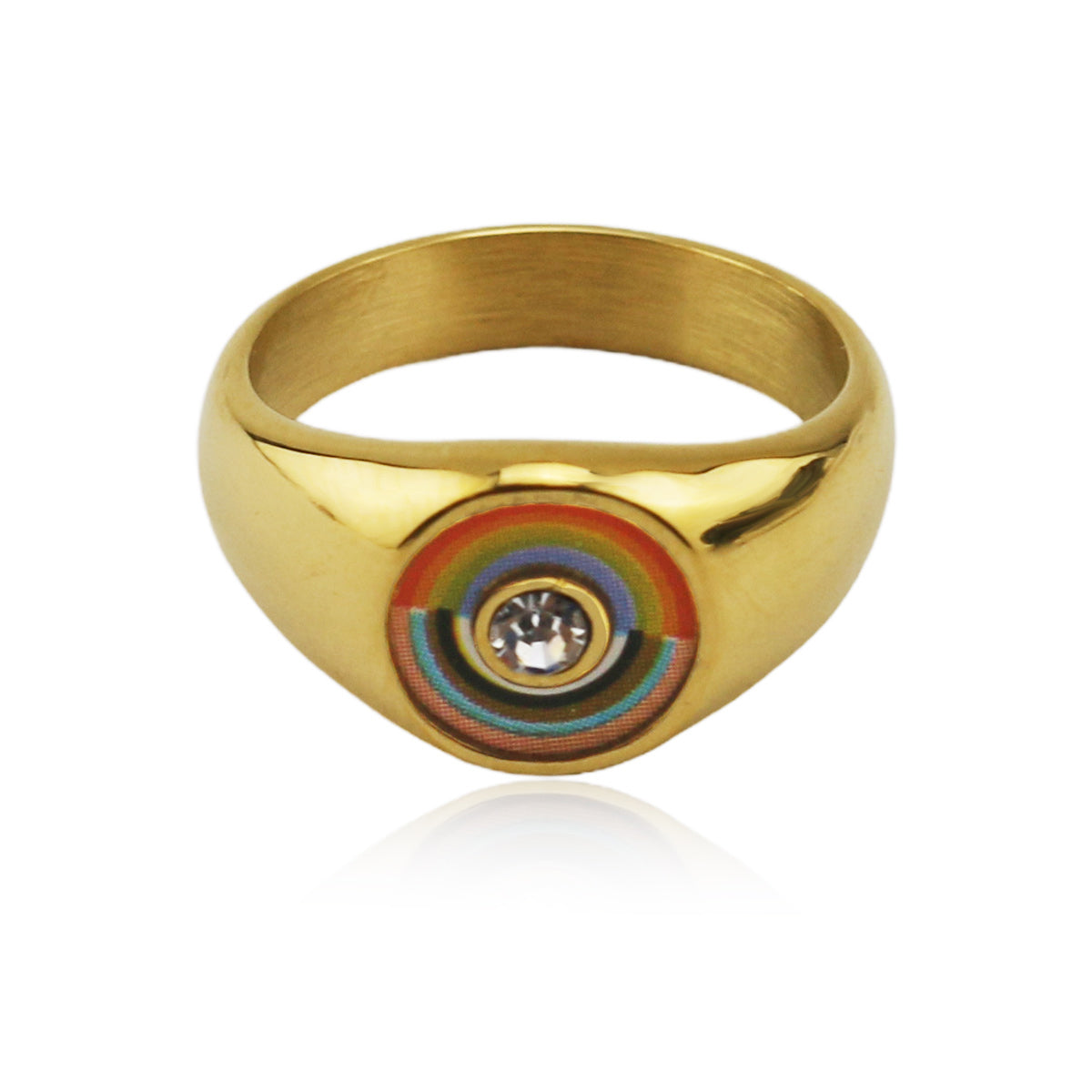 BETTER TOGETHER FLAG RING - Size 7