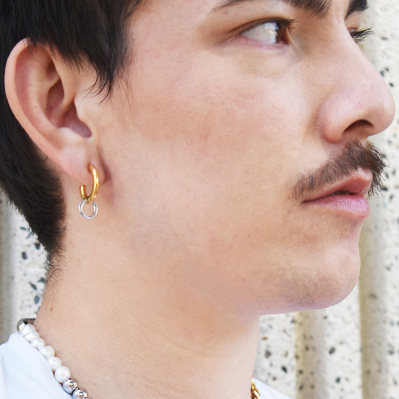 Kurk Two Tone Earrings