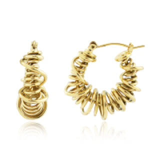 Briar Spiral Hoop Earrings