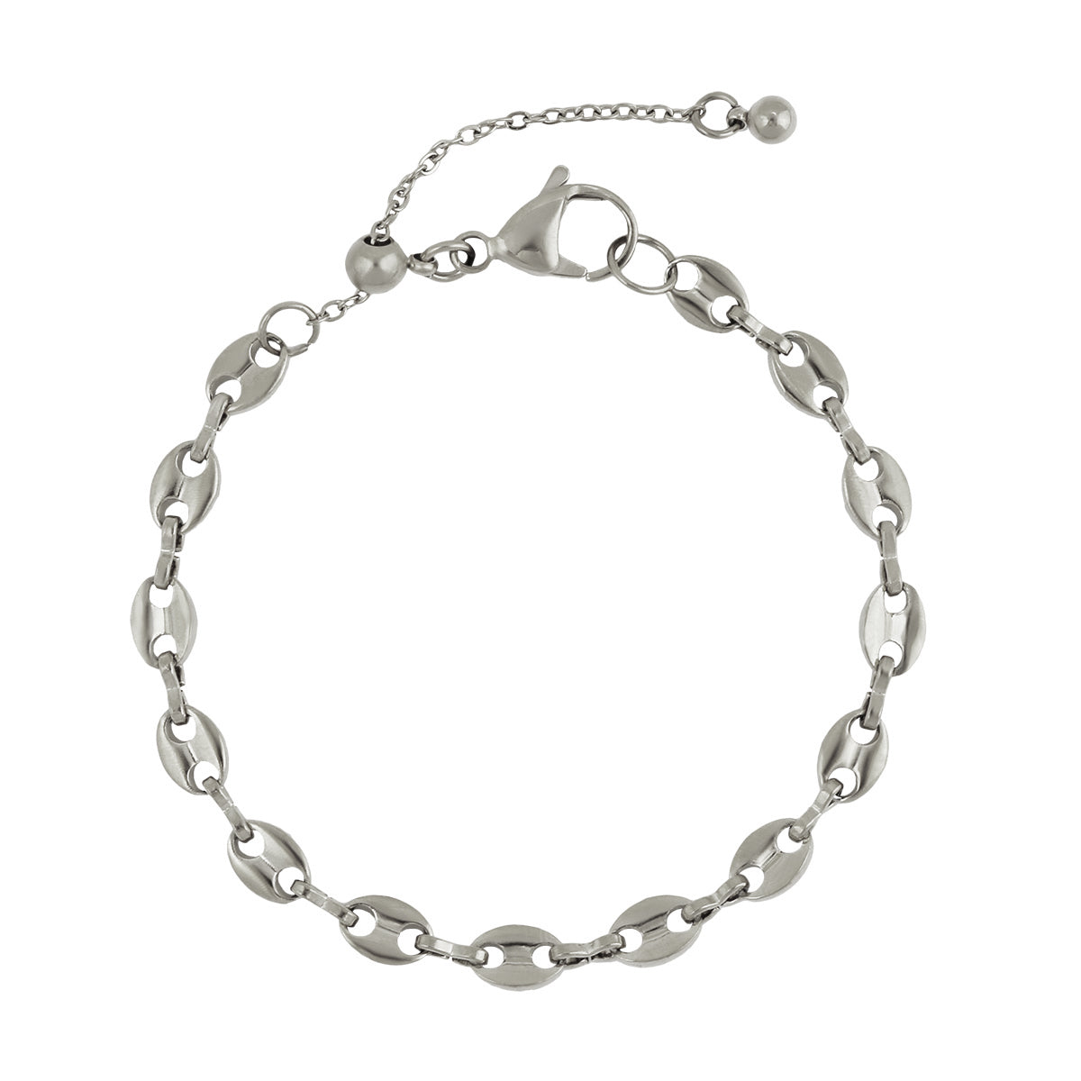 Marine Link Bracelet in Stainless Steel