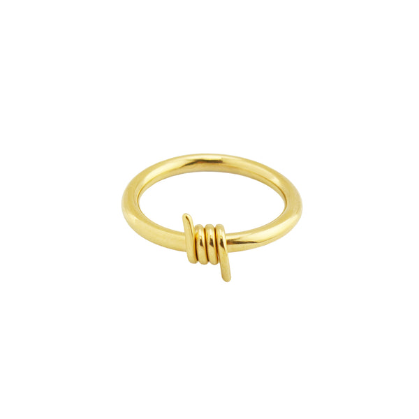 Saint Barbed Wire Ring