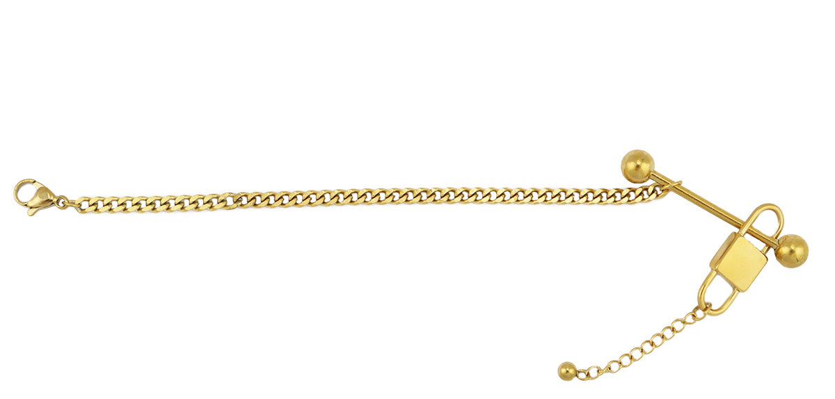 Brett Bar Lock Bracelet