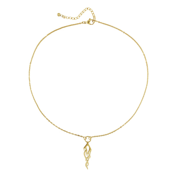 Flash Single Flame Necklace
