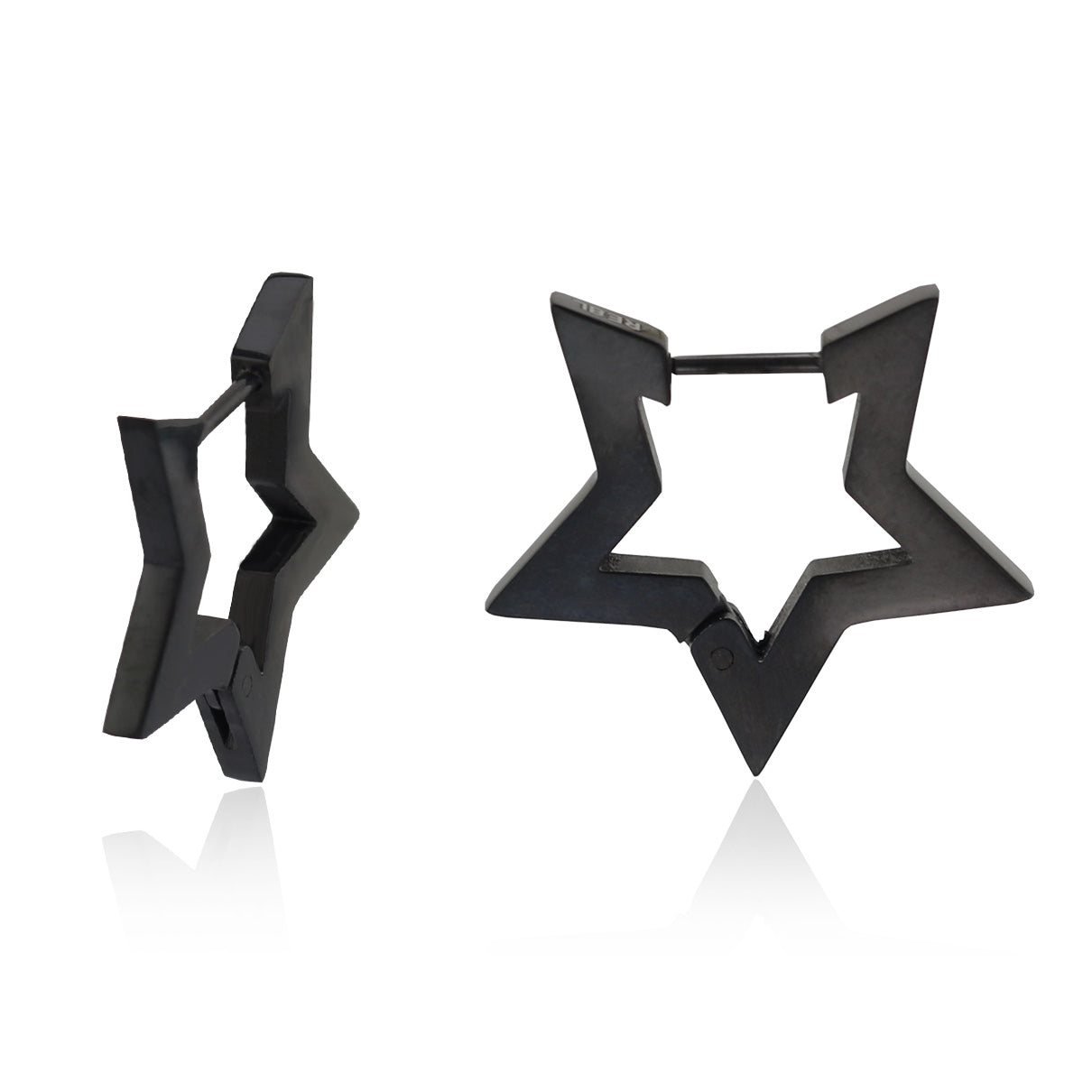 Stainless Steel Star-Shaped Earring