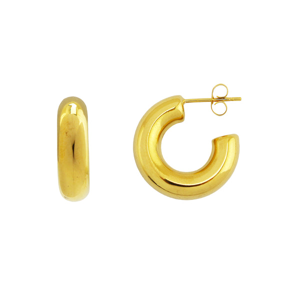 LEVI Tube Hoop Earrings